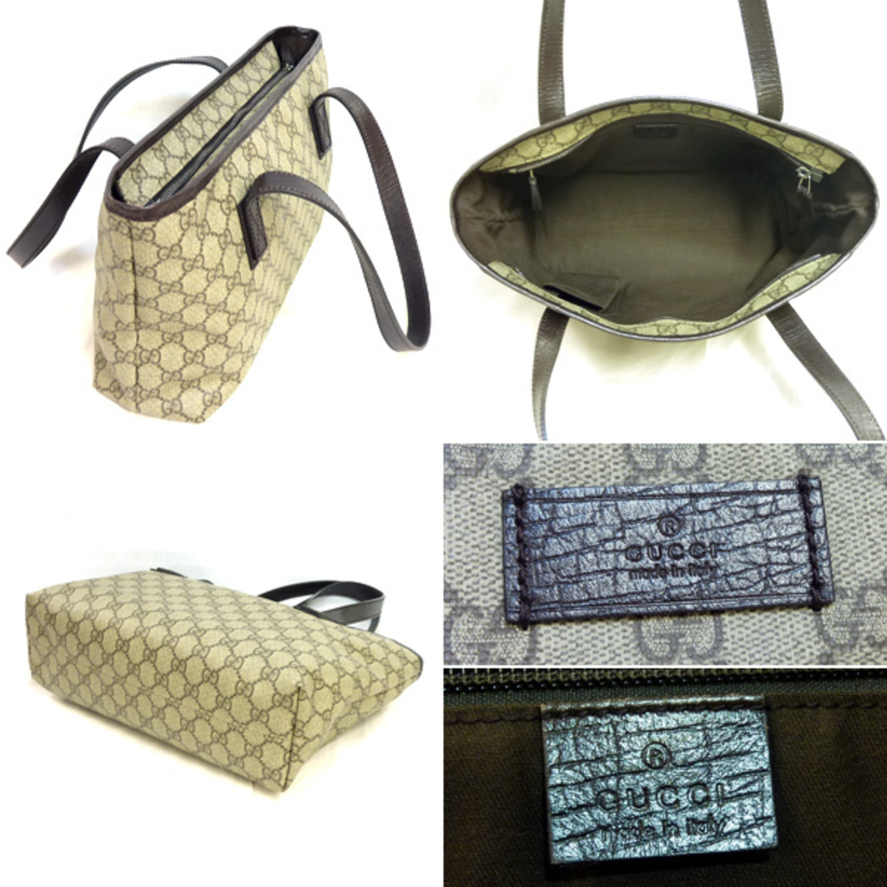 Gucci Plus Shoulder Bag Gg Tan Bag Brown